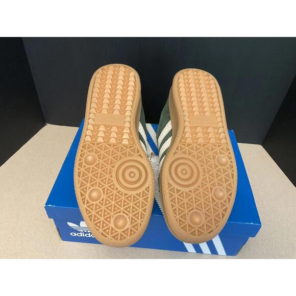 New! Adidas Samba XLG Shadow Green/Chalk White Shoes. Men's 9.5 / Women's 10.5. - Picture 10 of 10